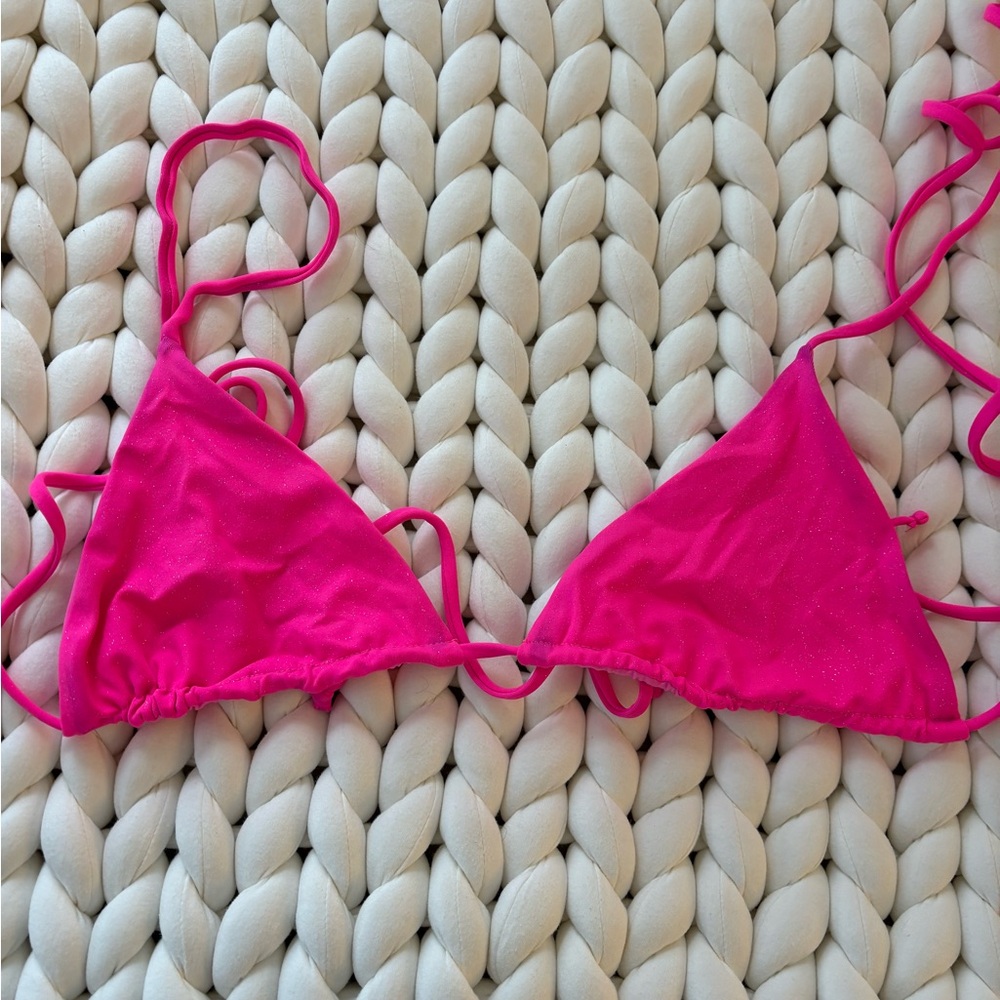 Pink Halter Bikini Set - Picture 2 of 7